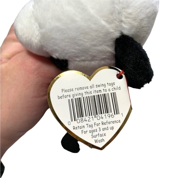 TY Beanie Baby 90’s Fortune Panda Plush Bear With Rare Tag Errors Collector - Picture 6 of 16
